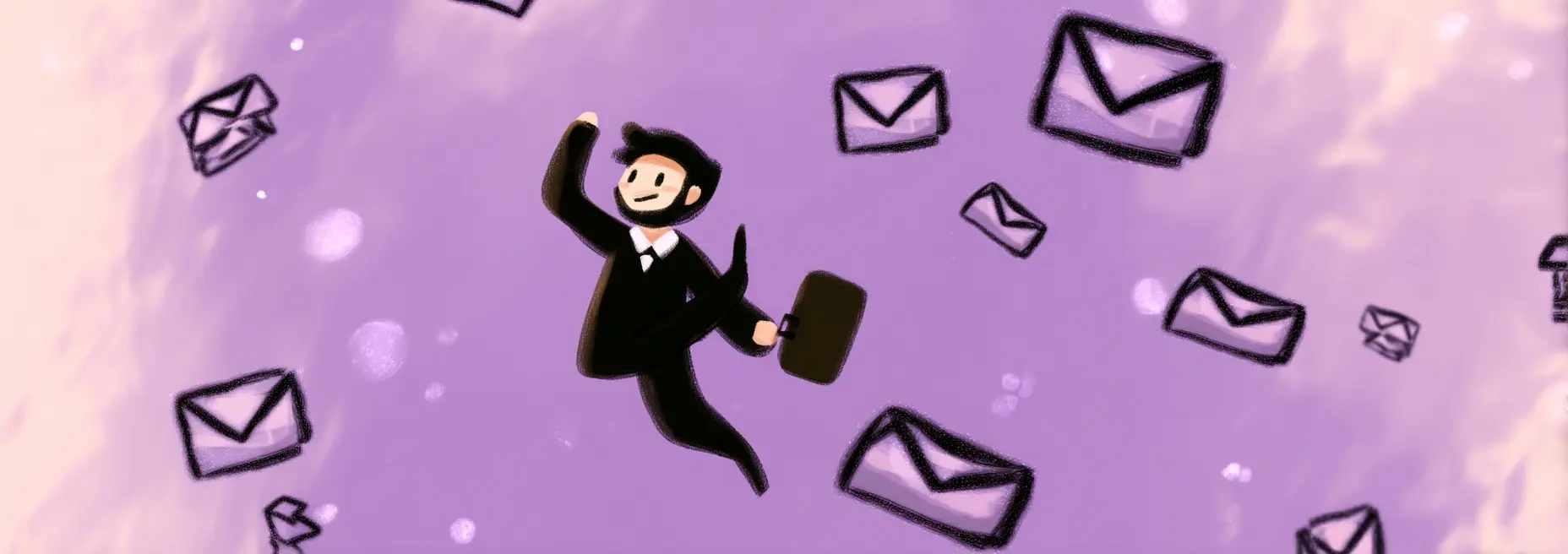 Corporate employee and emails for every business situation