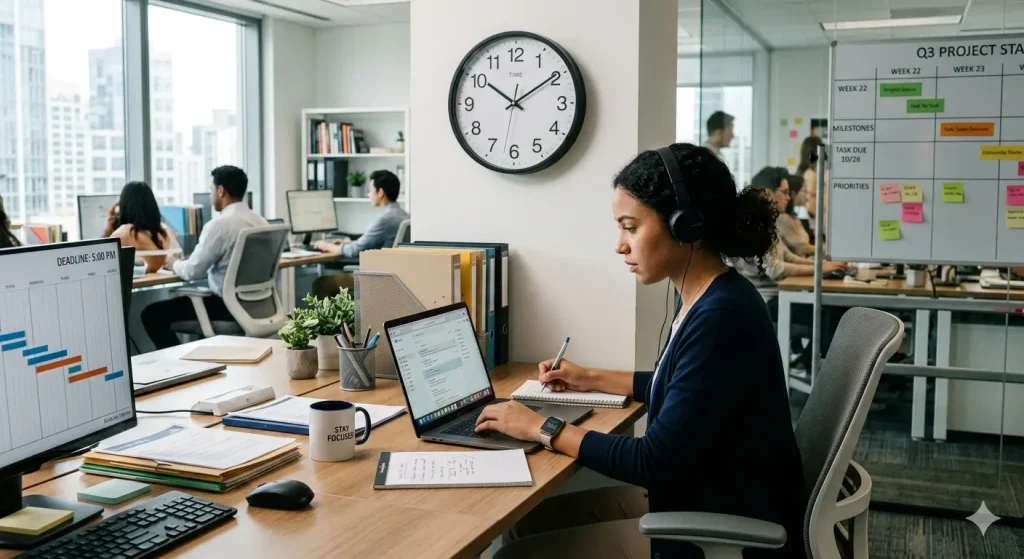 good timing in the office