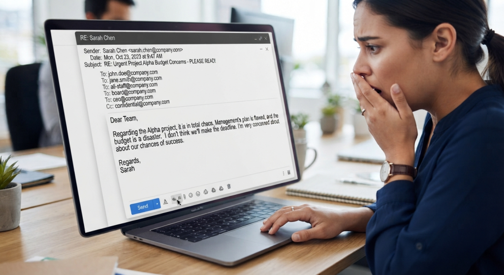 Reply-all and the wrong recipient Reply-all and the wrong recipient